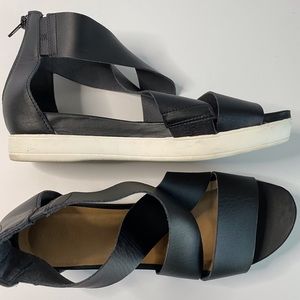 Womens Strappy Platform Sandals 9.5